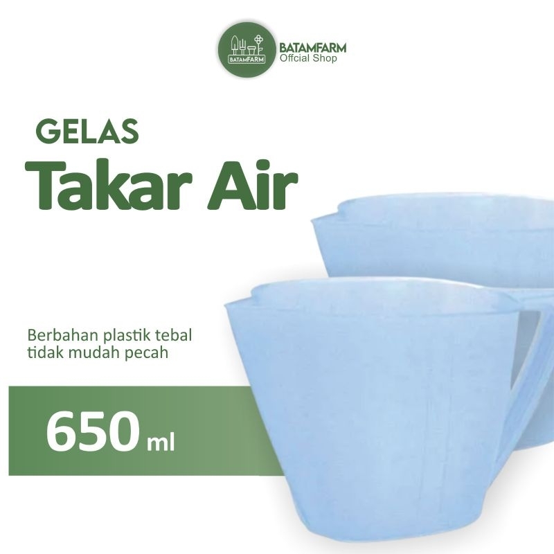 Takaran Air Nutrisi Measuring cup 650ml Plastik