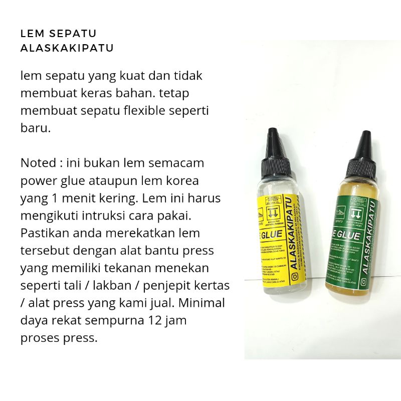 

beli lem sepatu harga spesial untuk 50pcs