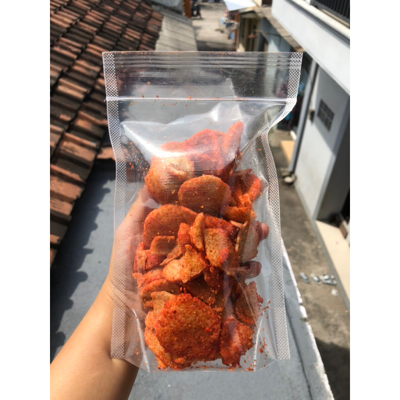 

Basreng Pedas (Baso Goreng / snack makanan ringan)