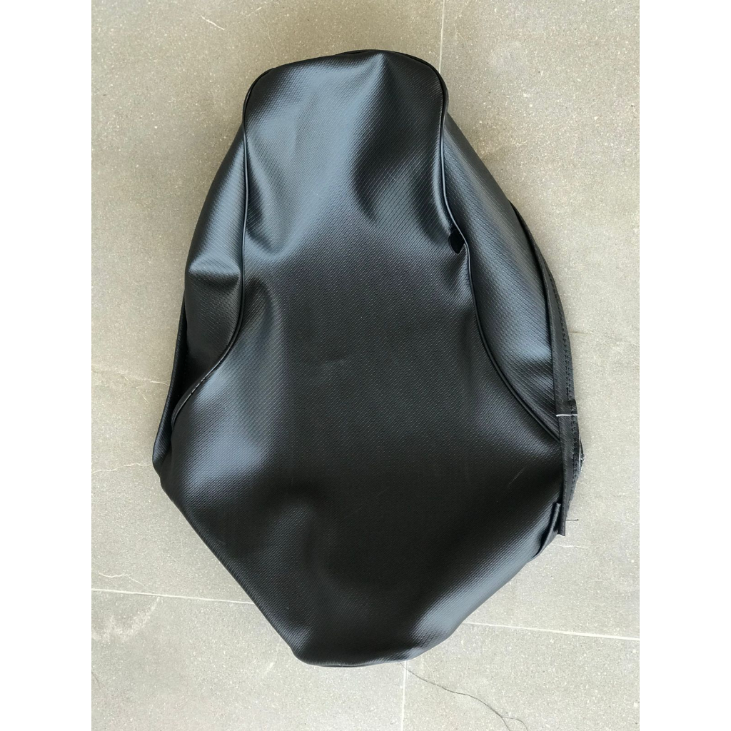 JOK CB 100 BAHAN MBTECH HITAM POLOS-KULIT JOK CB MBTECH