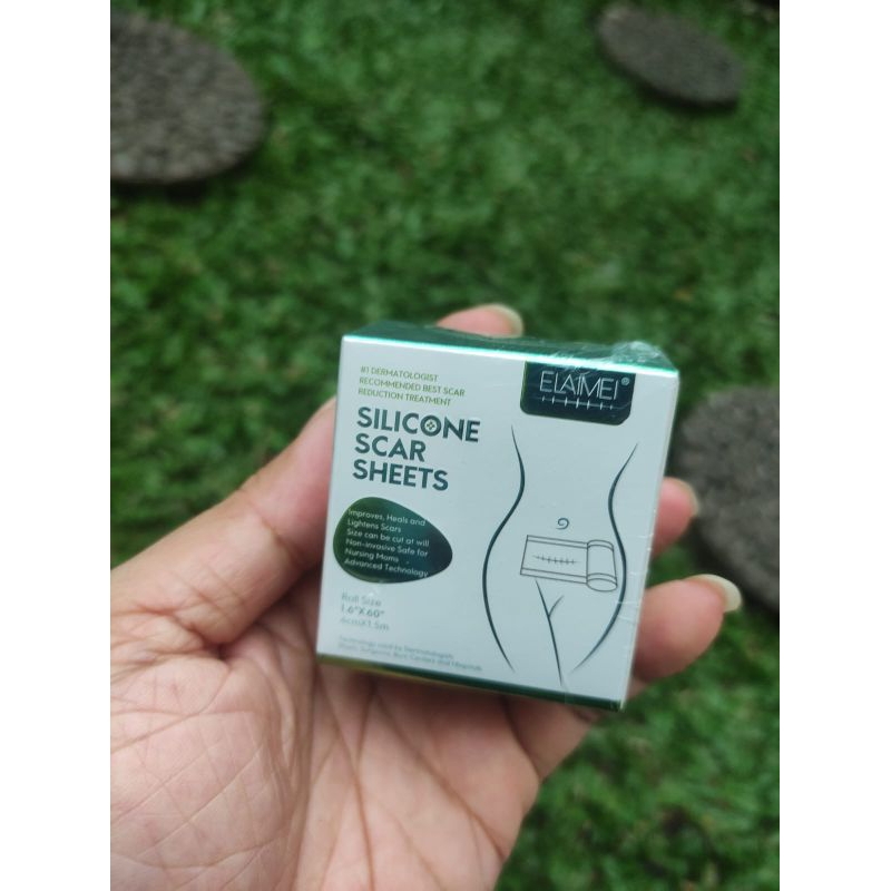 ELAIMEI silicone scar sheets gel tube plester silikon penghilang bekas luka keloid scarsheets