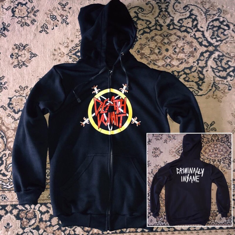 Zip Hoodie Death Vomit - Criminally