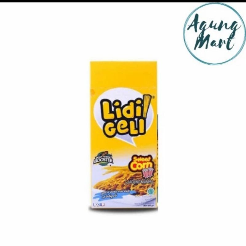 

Lidi Geli Snack Rasa Corn (Jagung) 50g