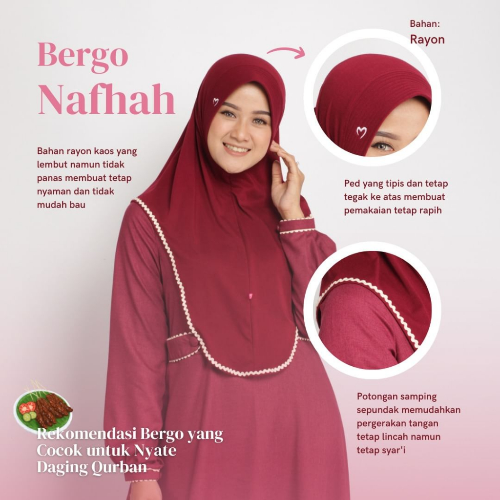 PASMIRA NAFHAH JILBAB BERGO SIZE L