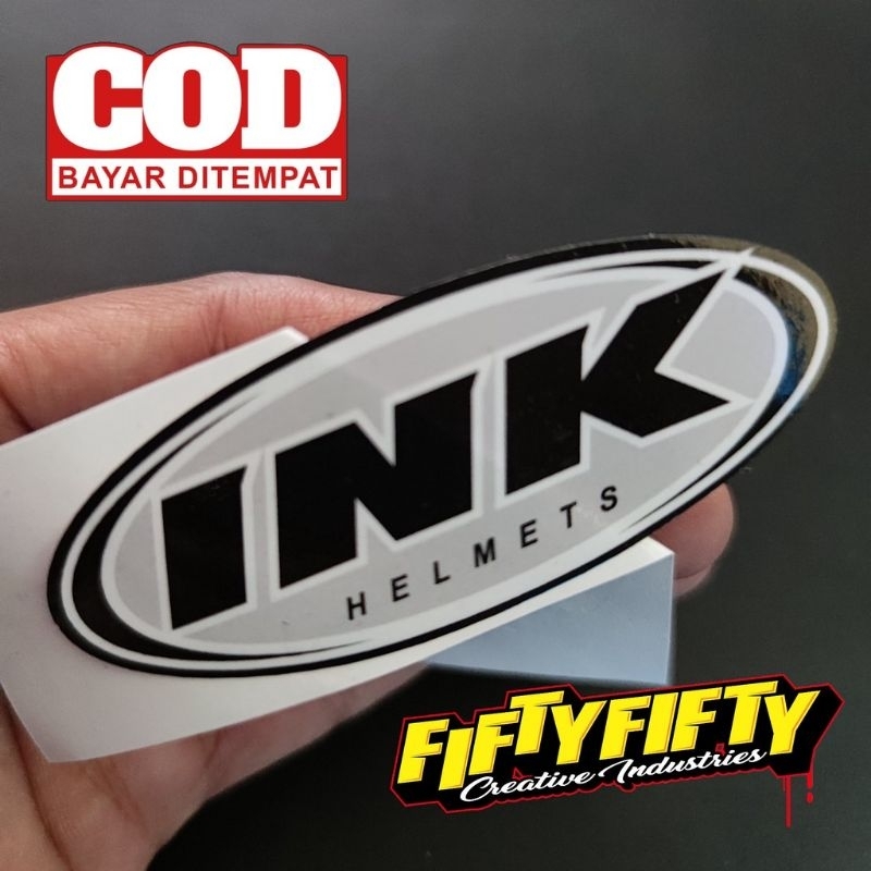 

stiker ink oval bijian cutting