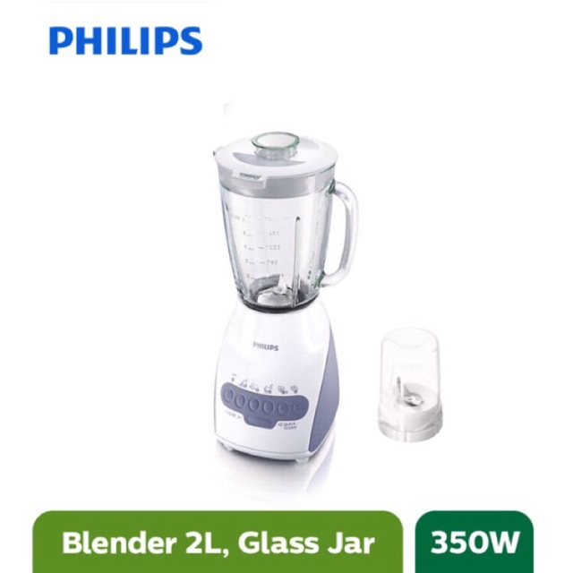 Blender Philips HR 2116 (Gelas Kaca) PHILIPS Blender Kaca 2L HR 2116