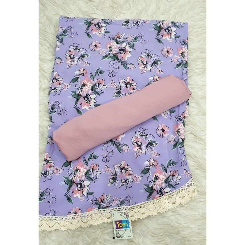 Mukena silky poeti premium original. Kemasan box mewah.