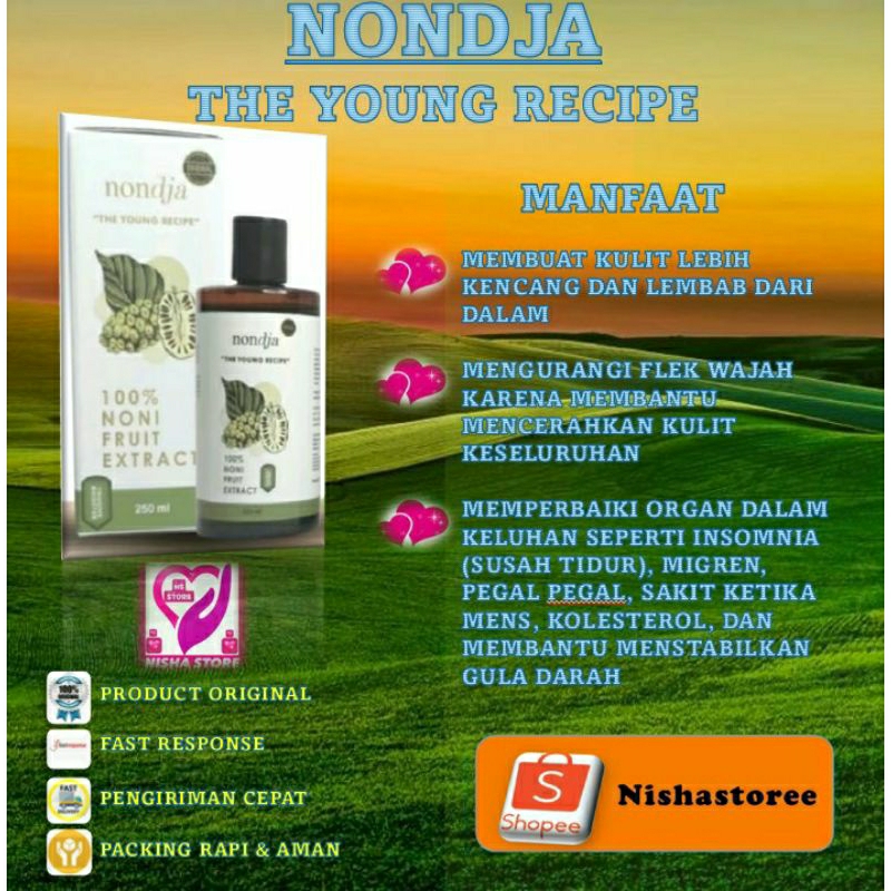 

NONDJA EKSTRAK SARI MENGKUDU SARI BUAH NONI HERBALOV BY HERBAMOUR