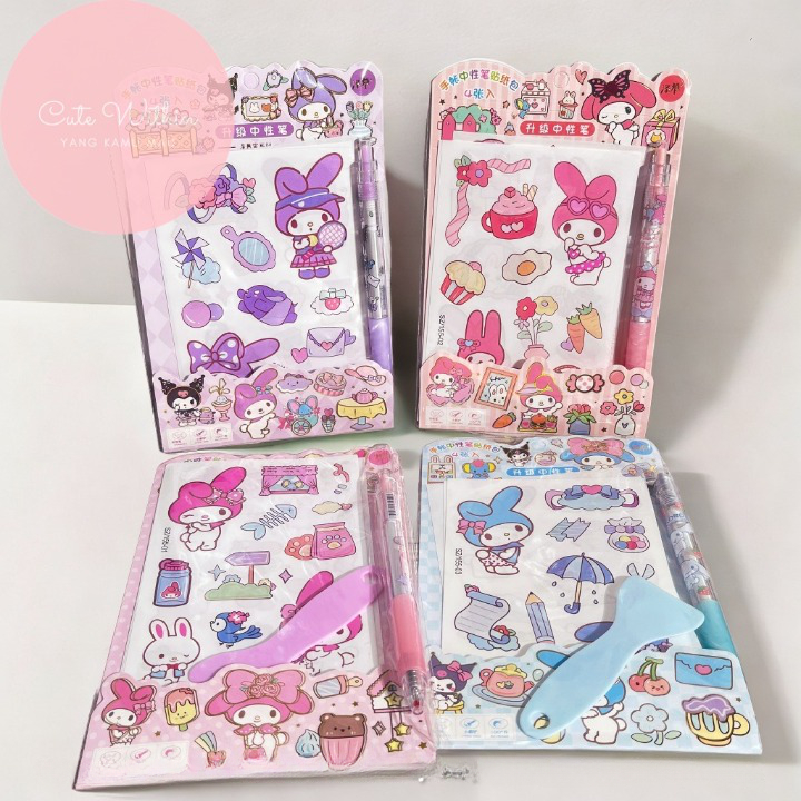 

Boks Stiker Isi 4 Lembar FREE Pen + Perata - MOTIF PAKET SANRIO SZ 155 - washi tape cute girl kado unik bungkus gambar hadiah sovenir alat tulis kerja sekolah kantor lucu