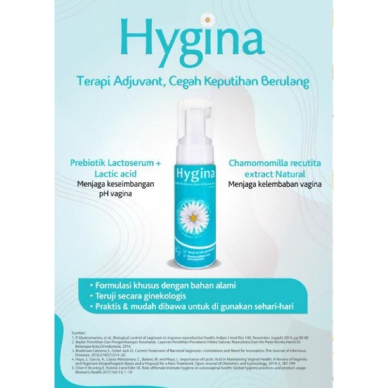 HYGINA FOAMING WASH LACTACYD  50ML - Pembersih Kewanitaan