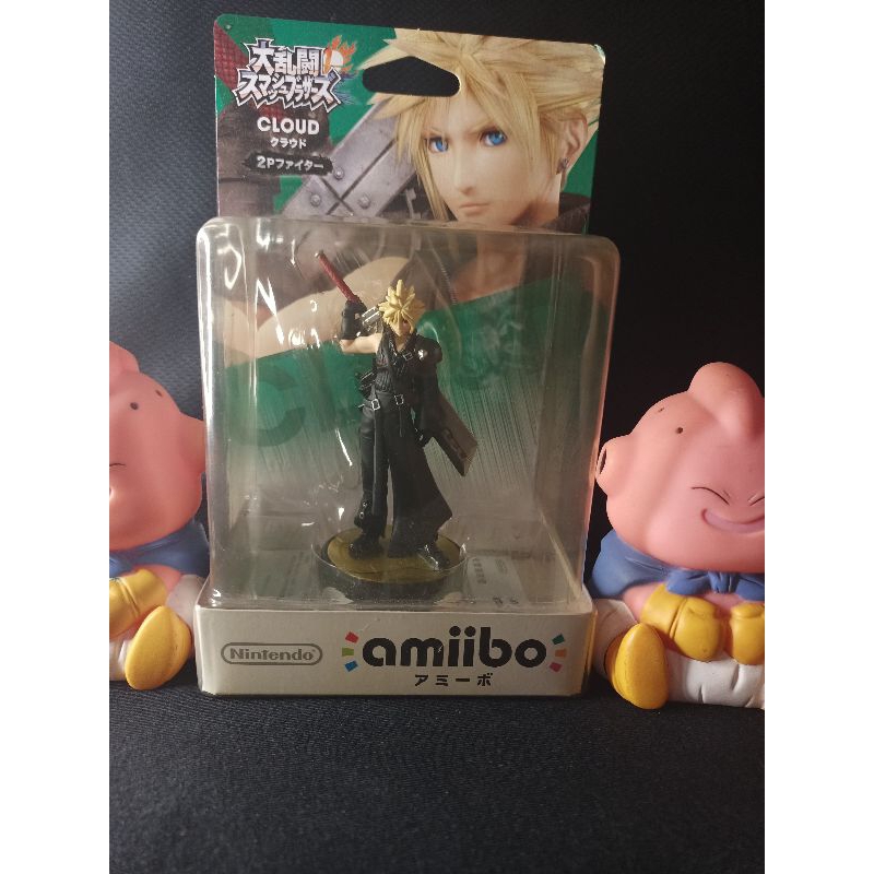 amiibo final fantasy vii 7 cloud advent children figure ORI p2 RARE