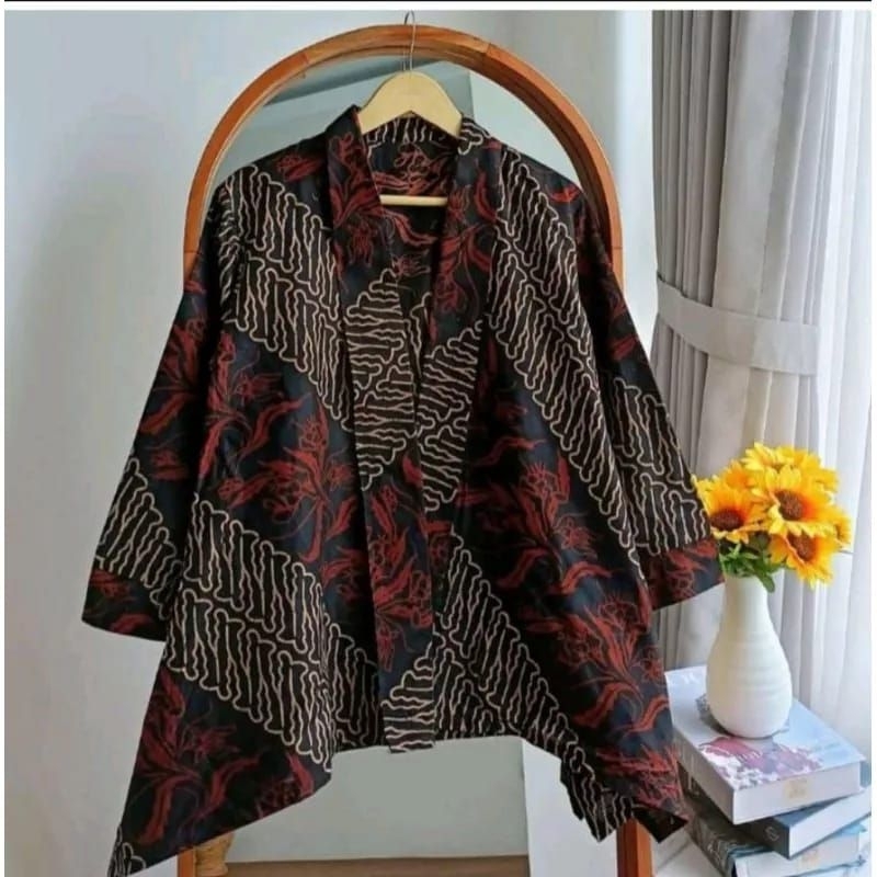 BAJU BATIK BLEZER BLAZER BATIK NIKITA  BLAZEE KANTOR BLAZER  KEKINIAN