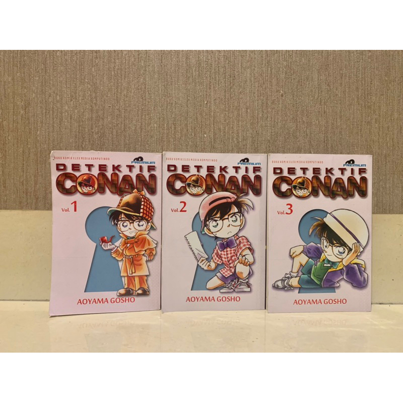 Komik Detektif Conan Premium 1,2,3 by Aoyama Gosho