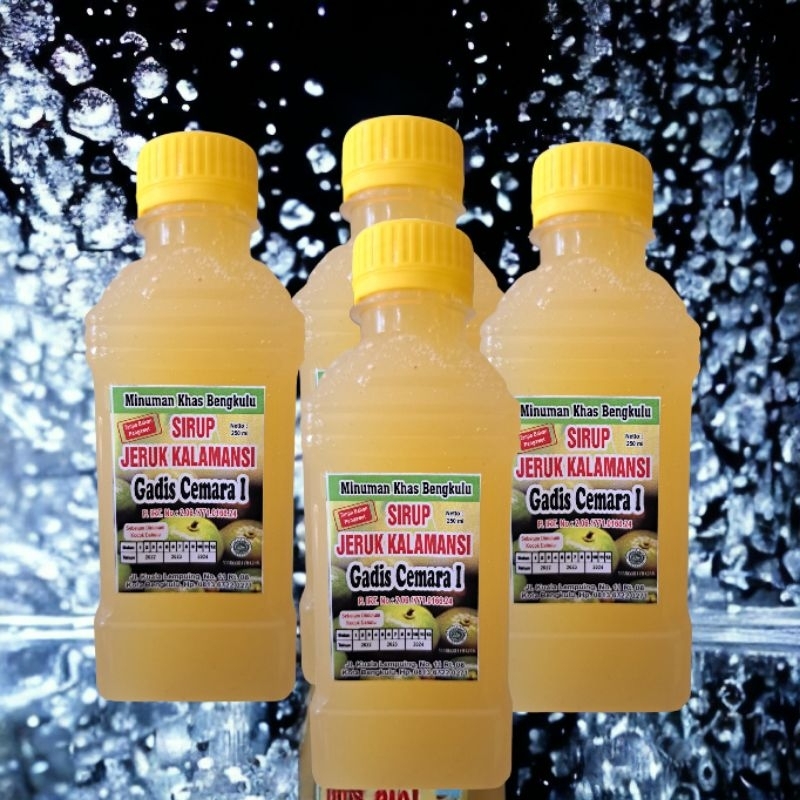 Sirup Jeruk Kalamansi Khas bengkulu 150 ml siap minum