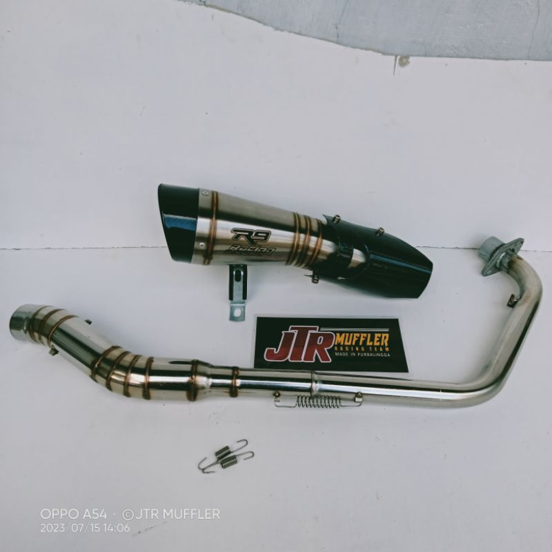 KNALPOT RACING R9 H2 TAMENG CBR 150R CB 150R NEW SONIC SUPRA GTR