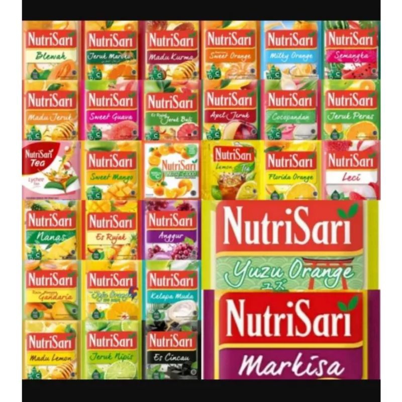 

NUTRISARI SWEET ORANGE 1 RENTENG ISI 10 SASET NUTRI SARI FLORIDA ORANGE