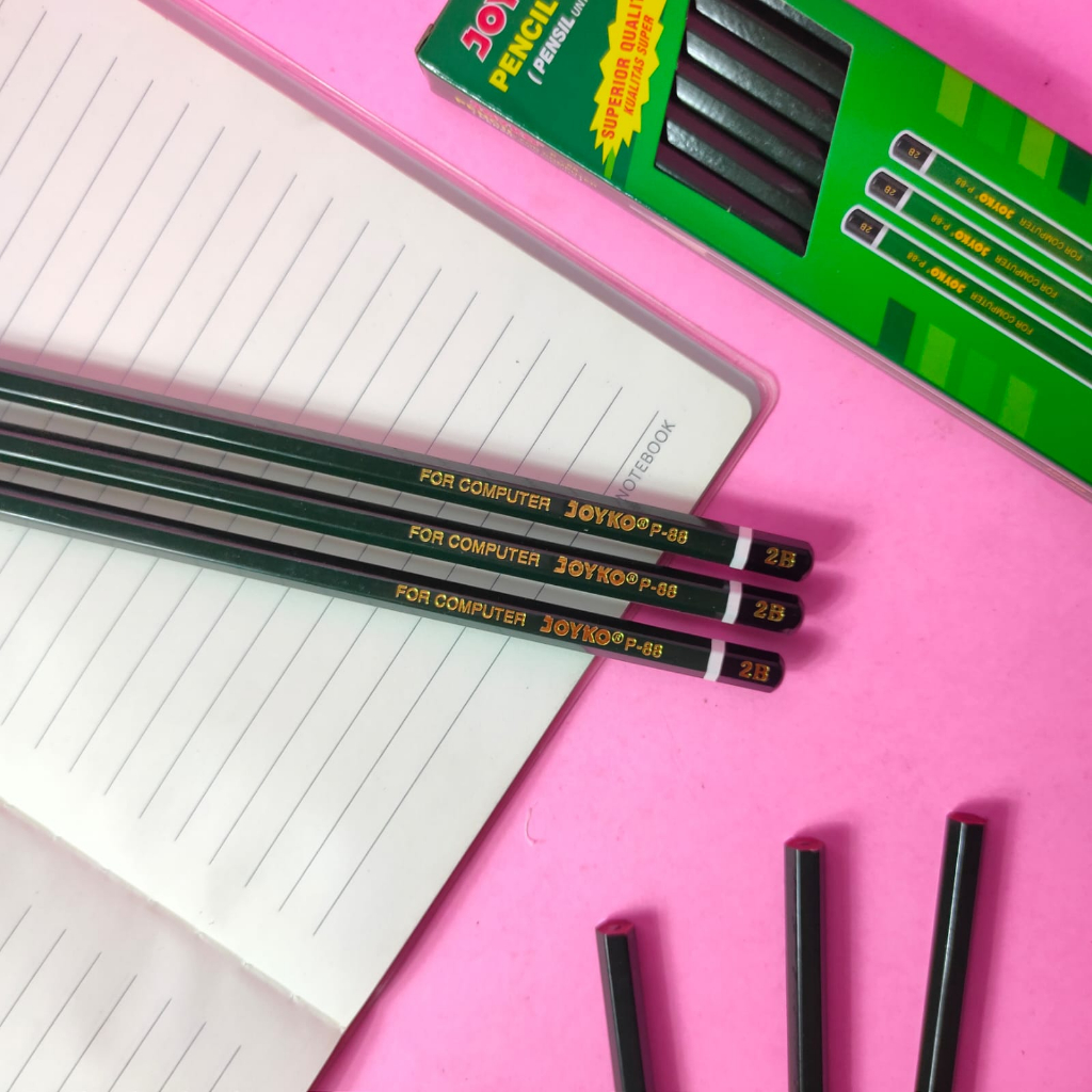 

[ORIGINAL] Pensil 2B Murah |Joyko P-88 1 Pack (12 Pcs)