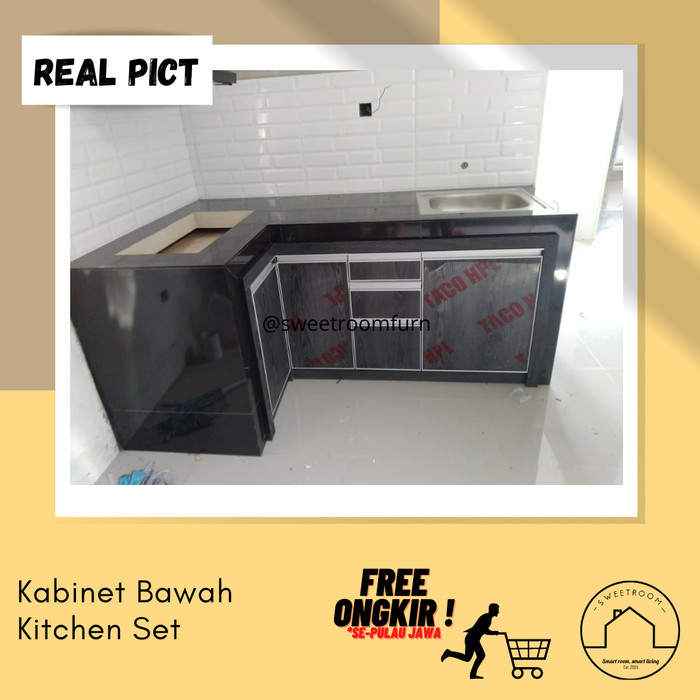 Kitchen Set - Kabinet Bawah Custom- Kabinet Bawah Kitchen Set