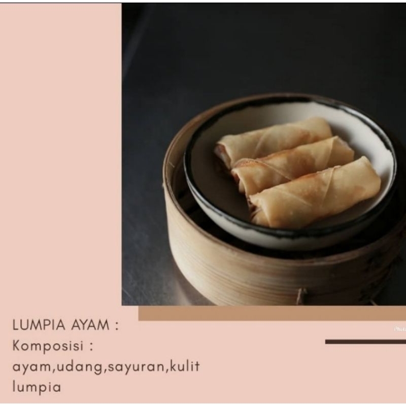 

DIMSUM LUMPIA AYAM ISI 10 PCS || FROZEN FOOD
