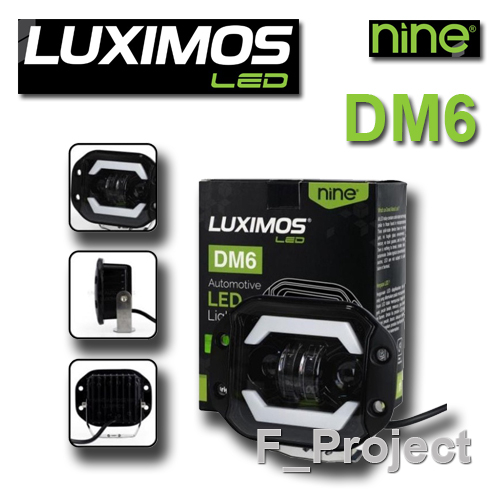 LUXIMOS DM6 LAMPU UTAMA LED DAYMAKER HEADLAMP LED KLX 150 CRF WR155 SUPER BRIGHT