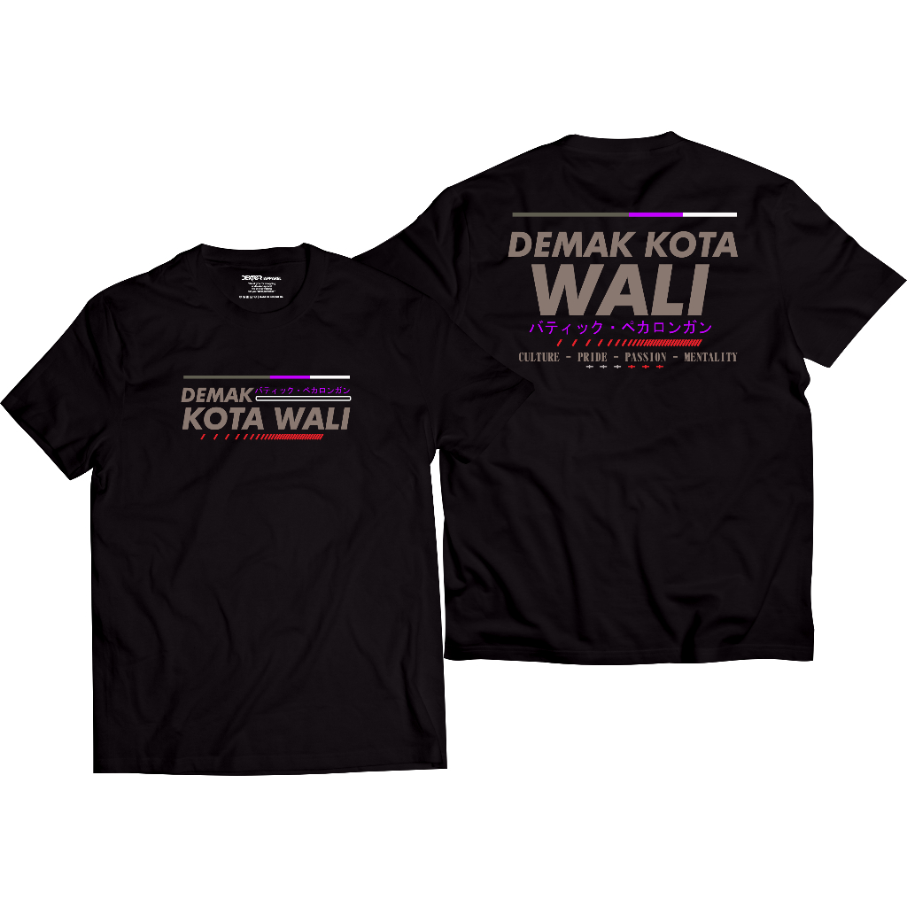 Kaos Demak Pride Tshirt Demak Kota Wali