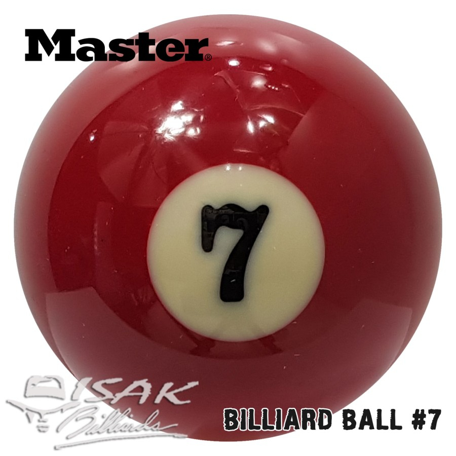 Bola Eceran Nomor 7 - 2.1/4&quot; - Billiard Ball Biliar Pool Besar Bilyar