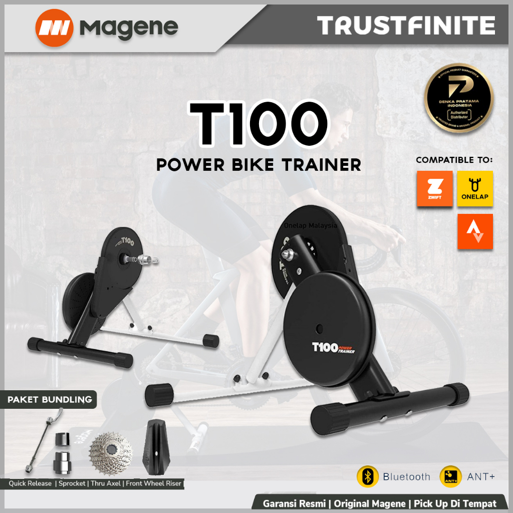 Magene Bike Trainer T100 / Magene Basic Power Bike Trainer T100 Resmi / Alat Statis Sepeda Indoor