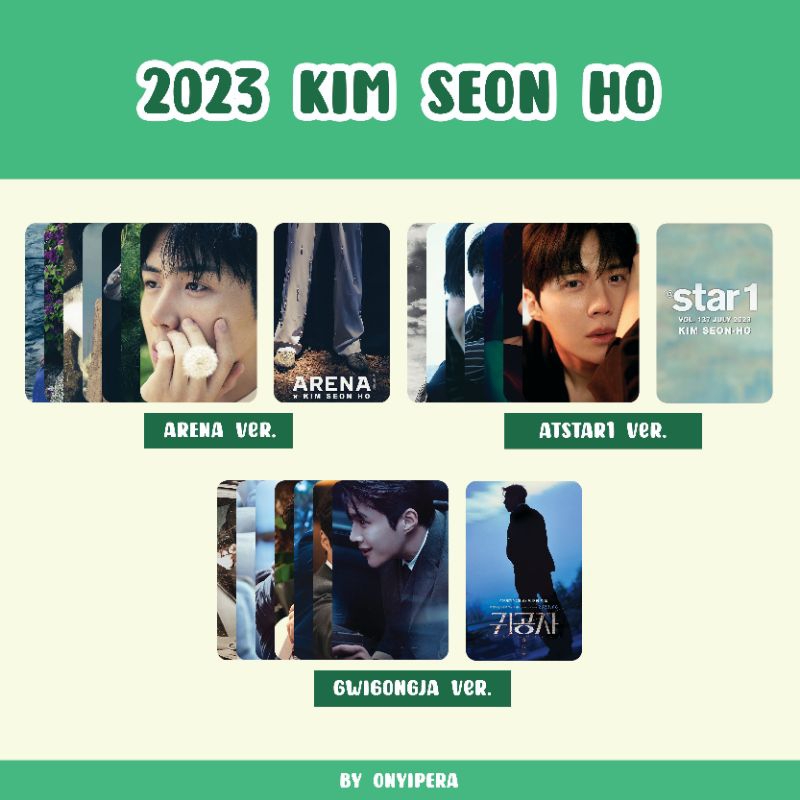 Kim Seon Ho Fanmade Photocard Set Premium Quality // Unofficial PC Kim Seonho Merchandise The Childe