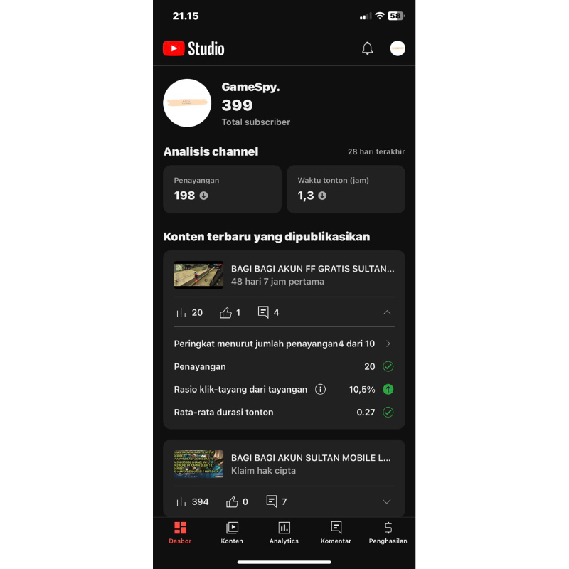 jual beli akun youtube pribadi