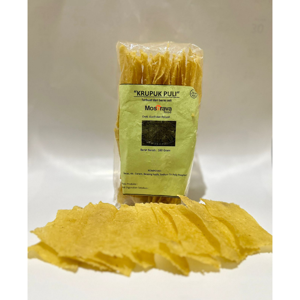 

KRUPUK PULI Kemasan 200 GR Renyah Mudah Digoreng