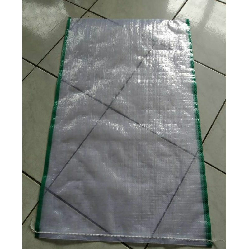 Karung Beras 10kg polos Transparan Ukuran 35x55