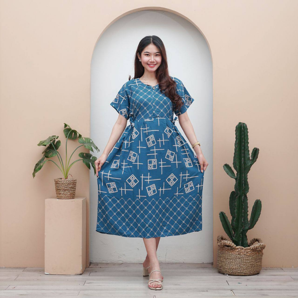 Jinja Dress Chibi Rayon Busui | Baju Tidur Wanita Daster Nyaman Kekinian