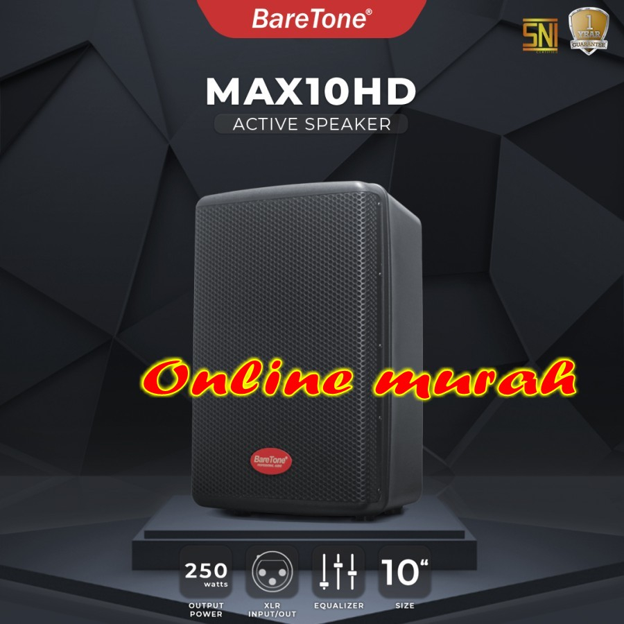 speaker aktif baretone max 10hd baretone max10hd baretone max10 hd 1bh
