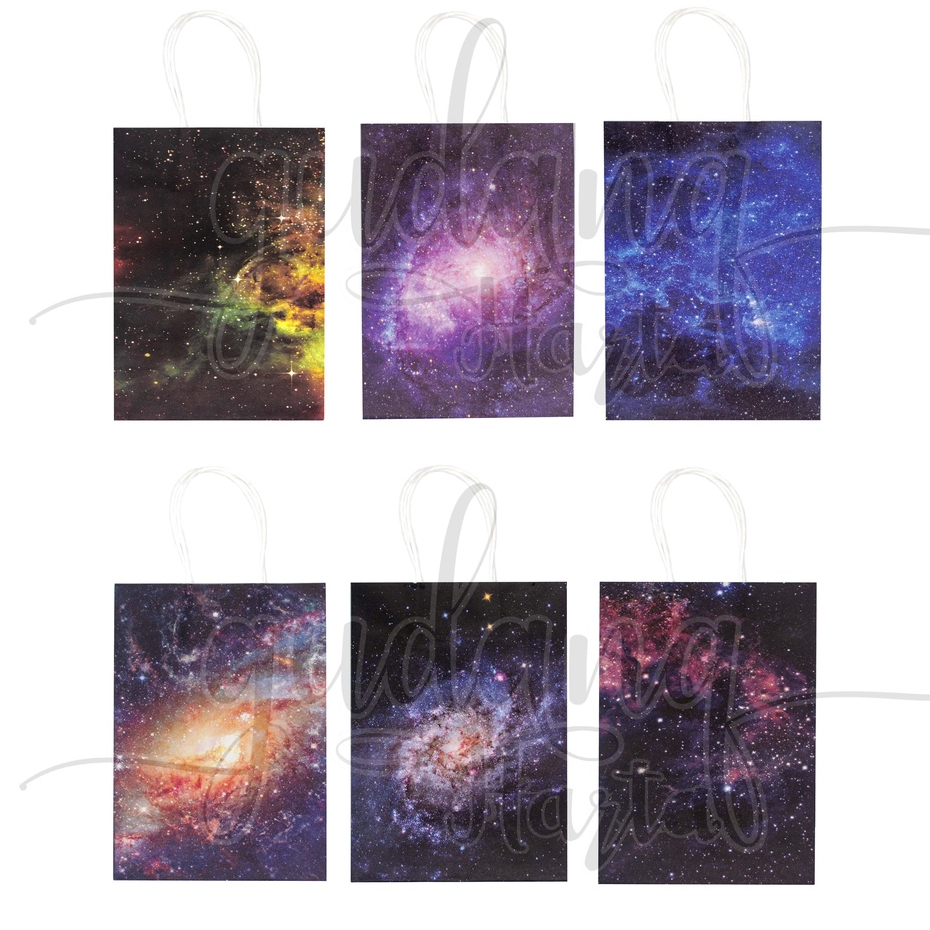 

Paper Bag Galaxy Tas Kado Motif Warna Gradiasi Simple Goodie Bag GH 507013