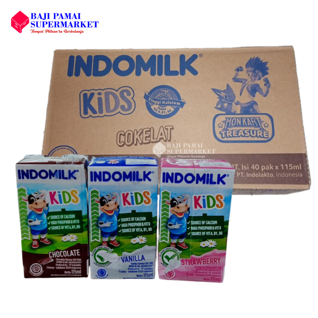 

Susu UHT Indomilk Kids 115ml isi 40 Pcs Satu Karton