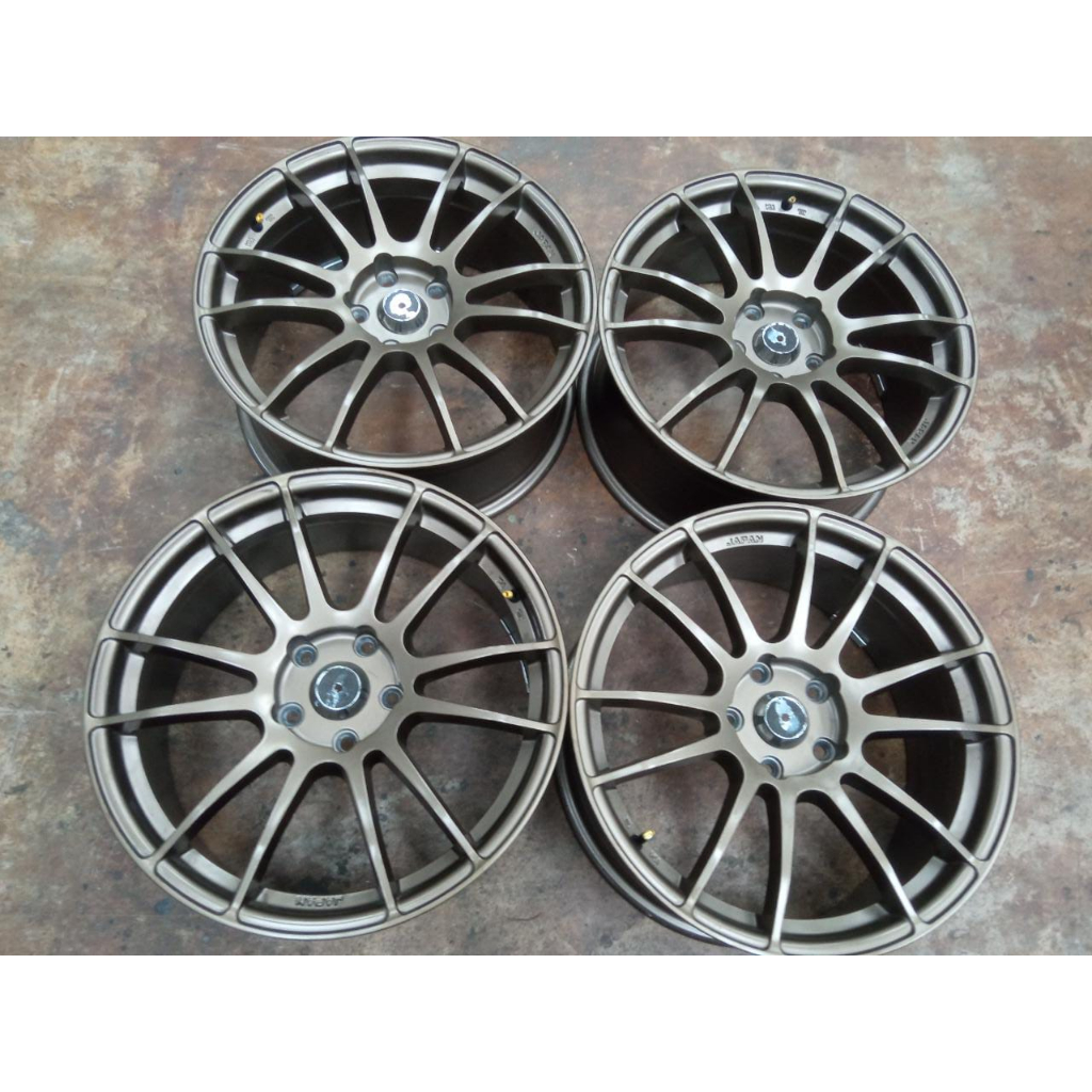 VELG BEKAS RAYS R18X8 LUBANG 5 PCD 5X114 ET40