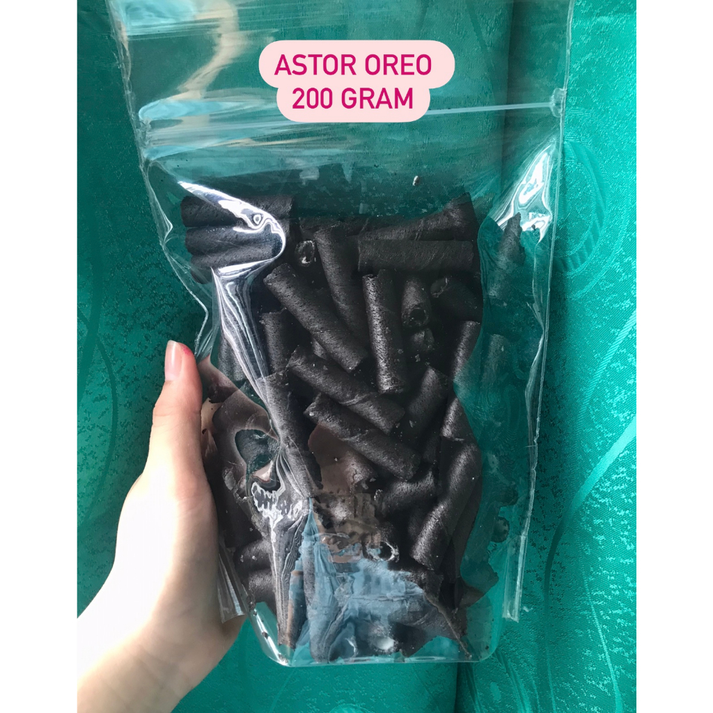 

200 GRAM MINI ASTOR OREOO ASTOR COOKIES & CREAM ASTOR VANILLA TERMURAH SNACKY MEDAN