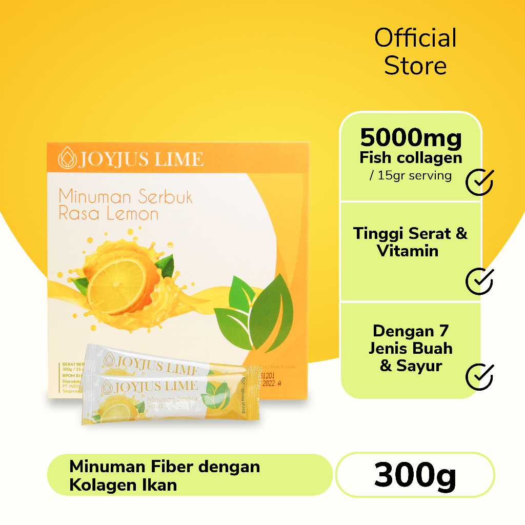 JOYJUS SLIM FIBER LIME 300GR