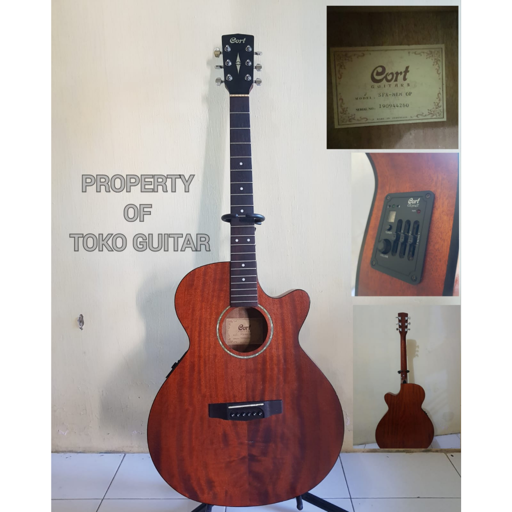 GITAR AKUSTIK ELECTRIC CORT SFX MEM OP ORIGINAL