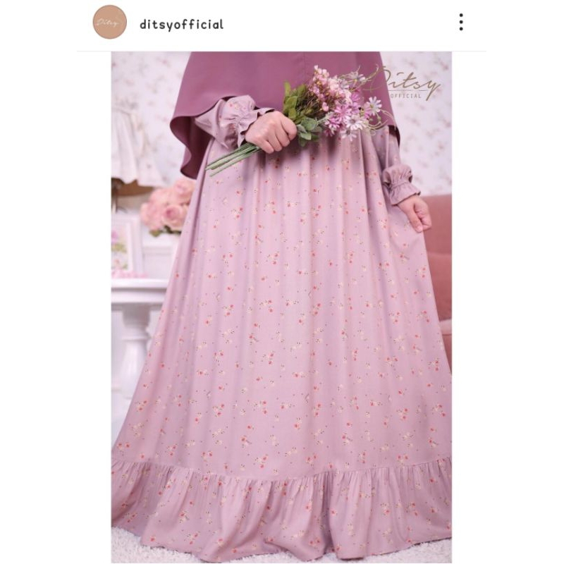 DITSY JUNI AGUSTUS 2023 ARIYELLA MAUVE NIGHTGOWN S