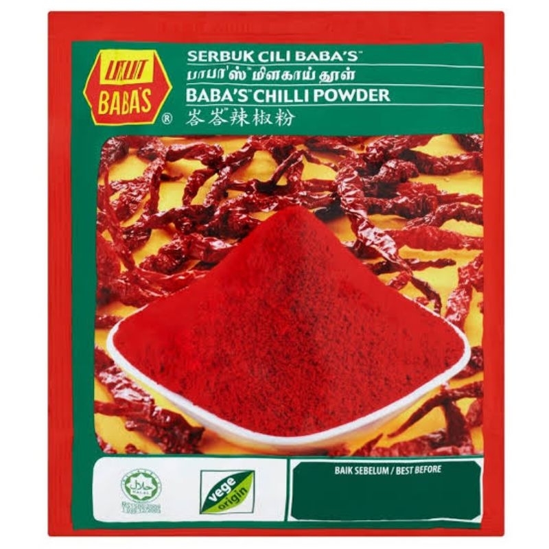 

Babas Baba's Chili Powder Bubuk Cabai 250gr Cabe Malay 250 gram