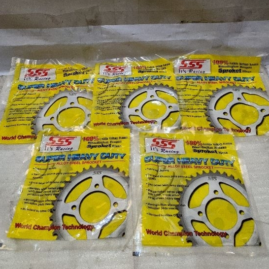 Gear.Gir Belakang SSS Yamaha RXZ.Rx king Jupiter 415 33 34 35 36 37 38 39