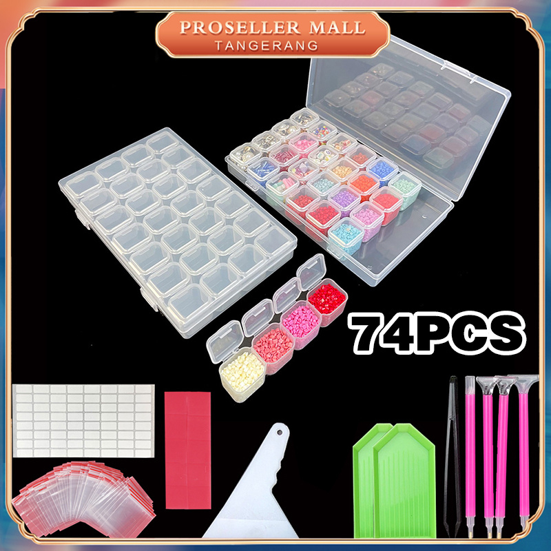 74PCS 5D Diamond Painting Kit Tools DIY Diamondpainting Tool Set / Diamont Painting Set