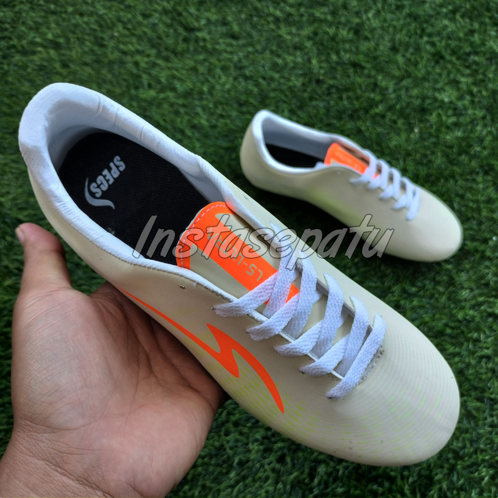 Sepatu Bola Anak LS Ultra White Orange