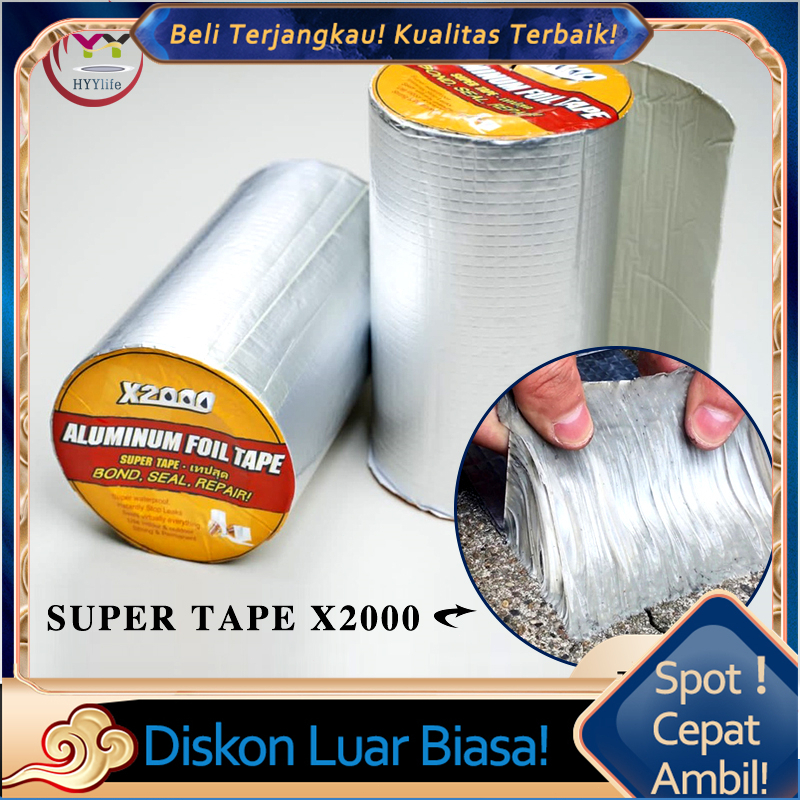 Tape X2000/Lakban Anti Bacor/Aluminium Foil Tape/Super Waterproof