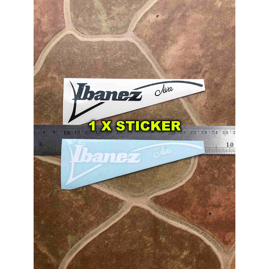 Ibanez Jiva Sticker Tempel Headstock Nita Strauss Logo Gitar Elektrik Decal Guitar Electric Premium 