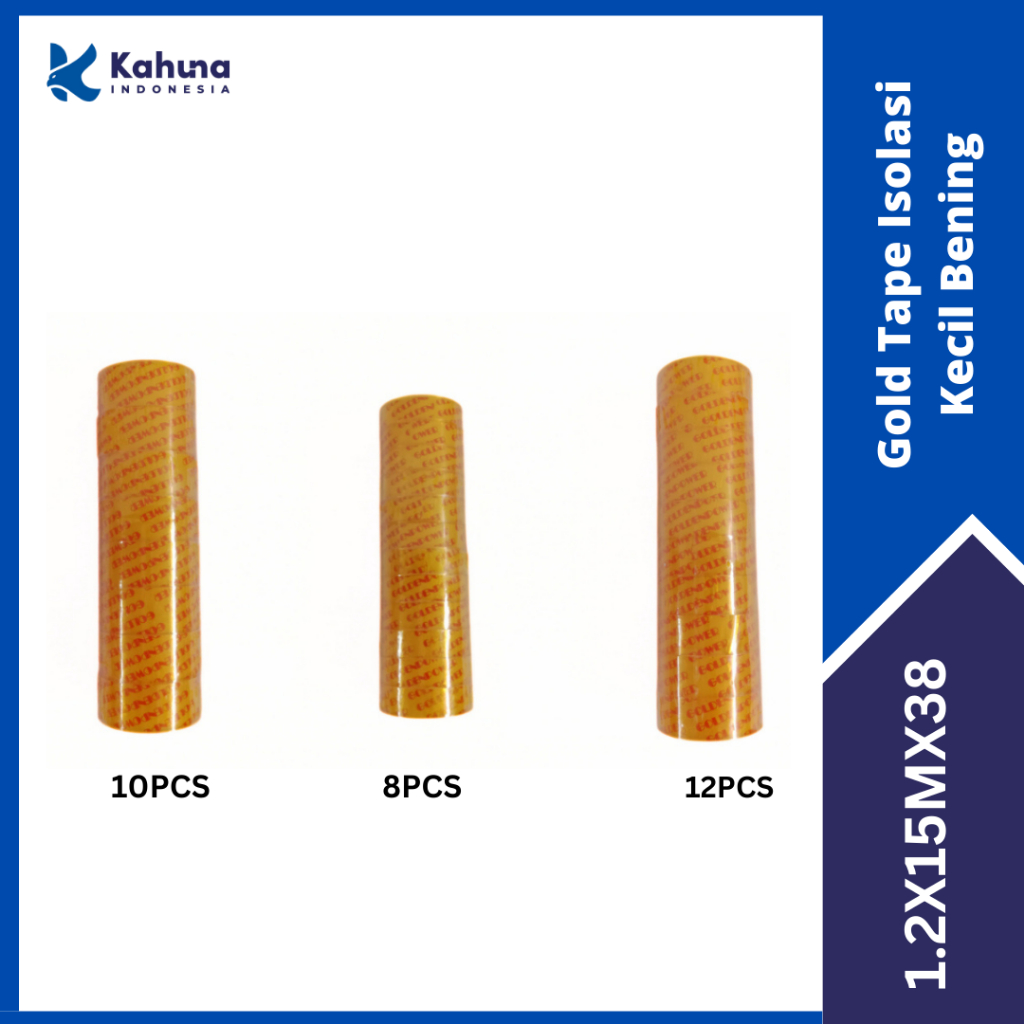 

ISOLASI / GOLD TAPE GOLDEN POWER BENING ( 1SLOP )
