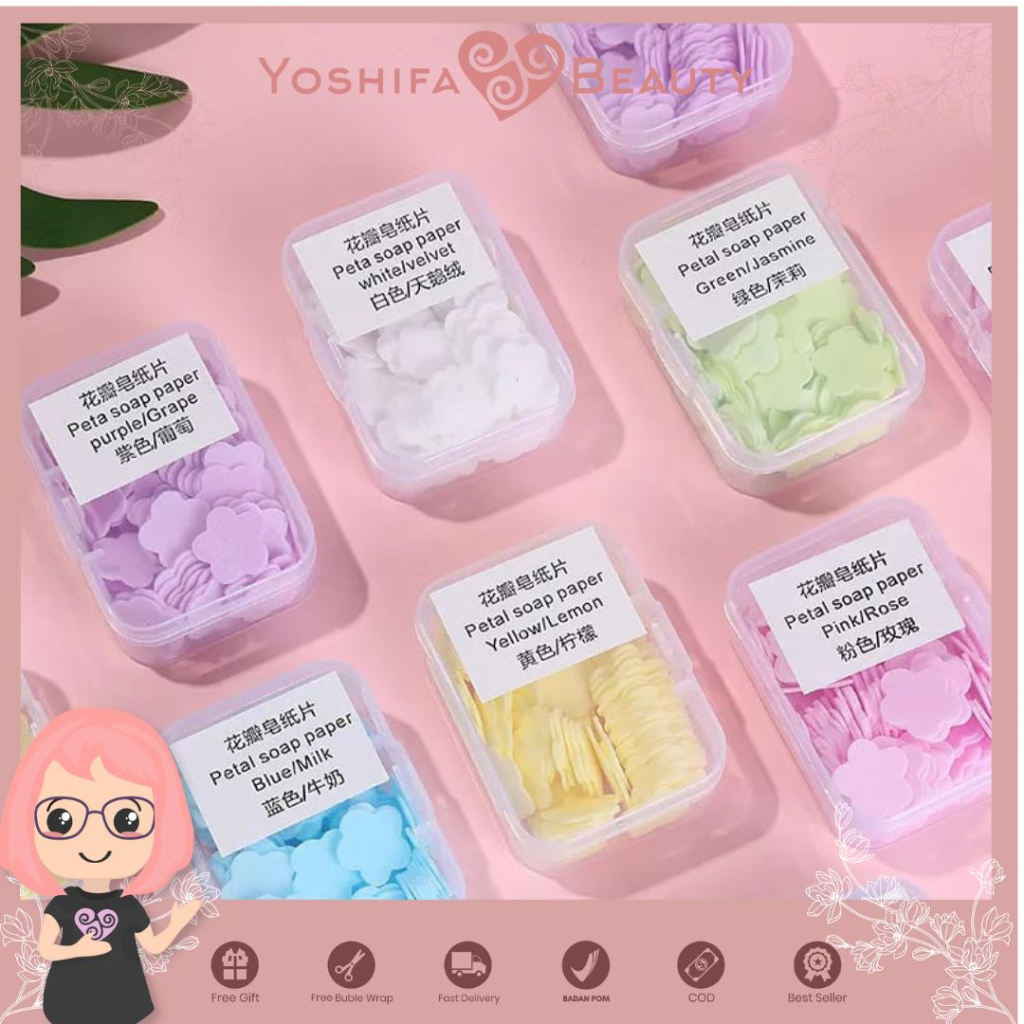 

Kertas Sabun Kertas Mini Motif Bunga | Petal Soap Paper