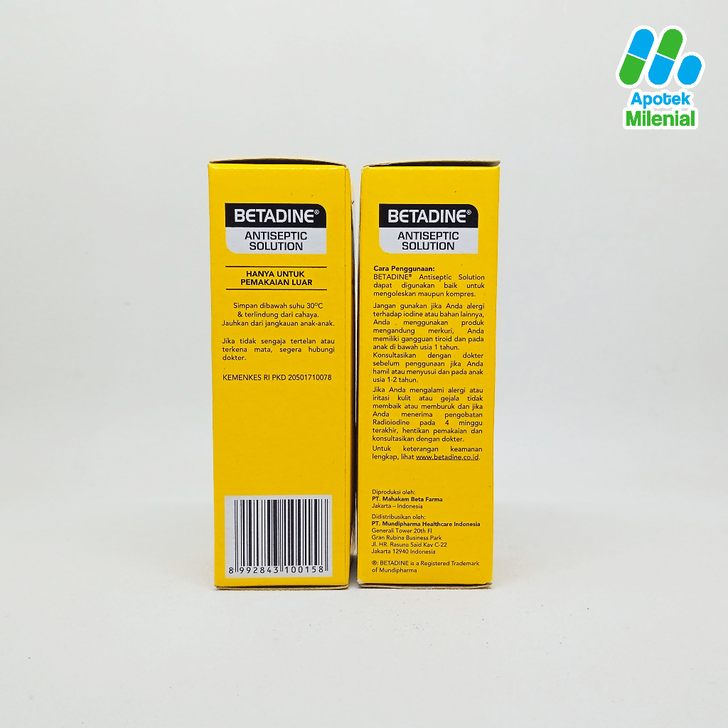 Betadine Solution 15 ml Mengatasi Luka