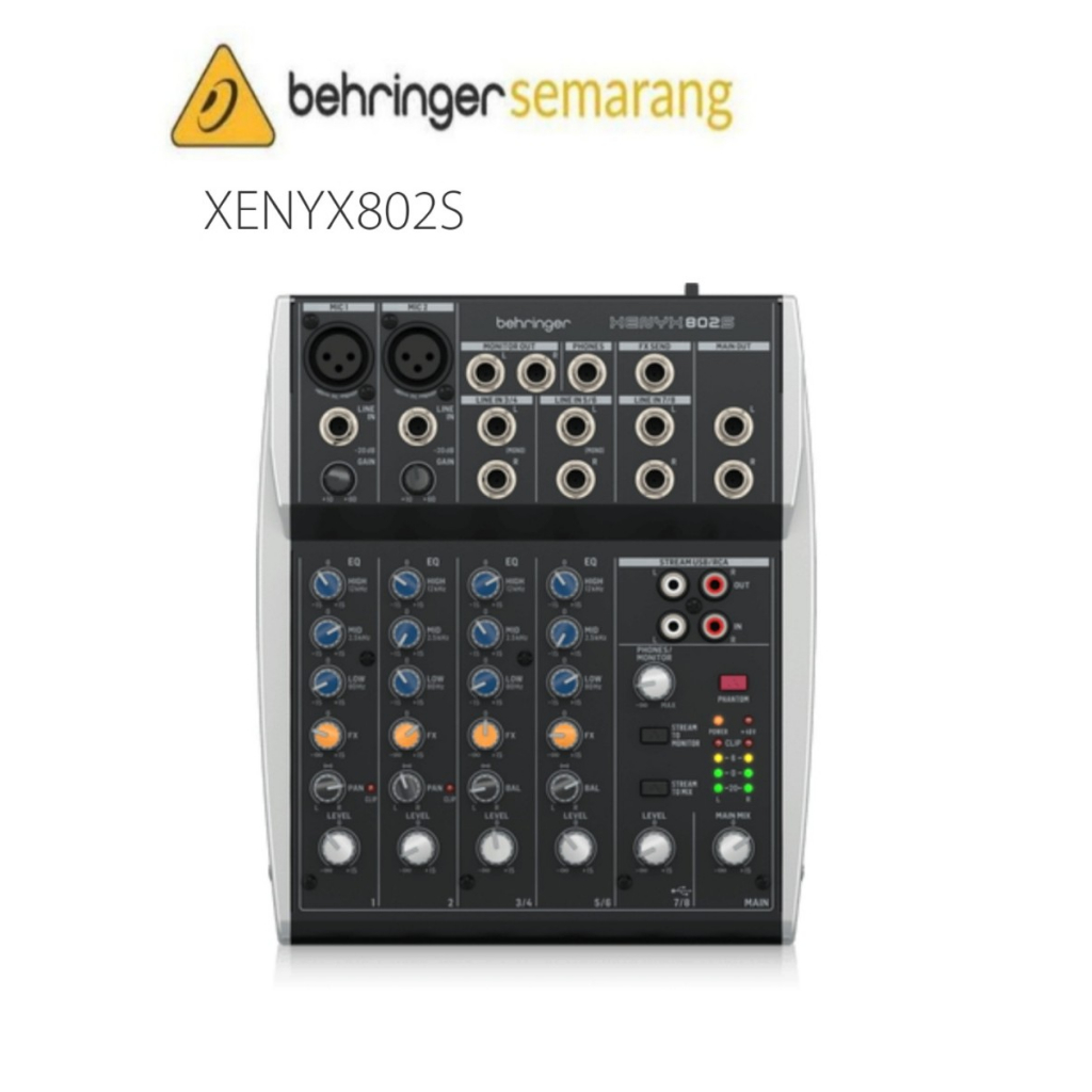 Behringer XENYX 802S - Mixer with USB